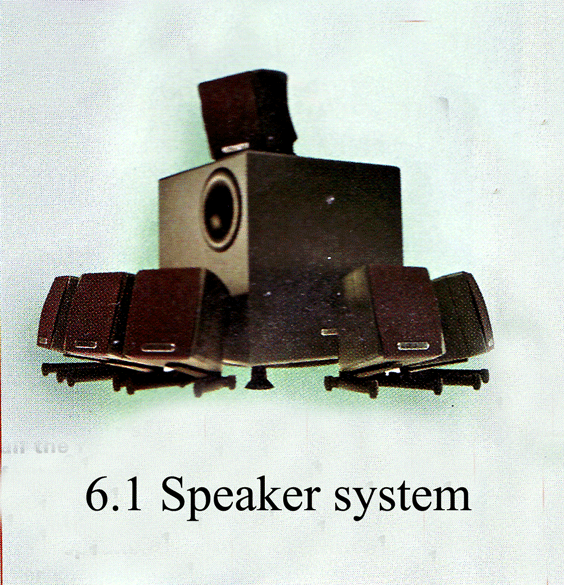 6.1 or 7.1 speaker systems
